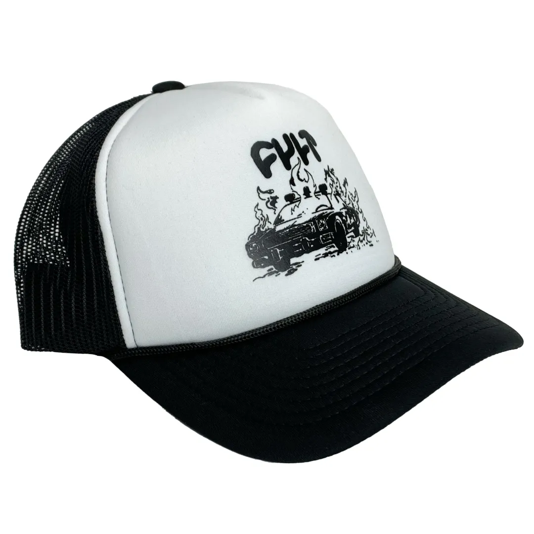 Sale Burn It Down Trucker Hats