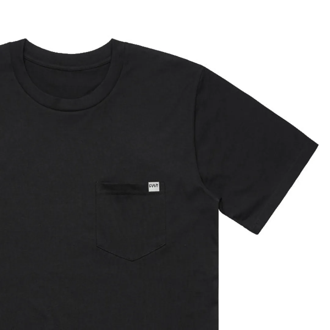 Cheap Classic Pocket Tee / black Tops