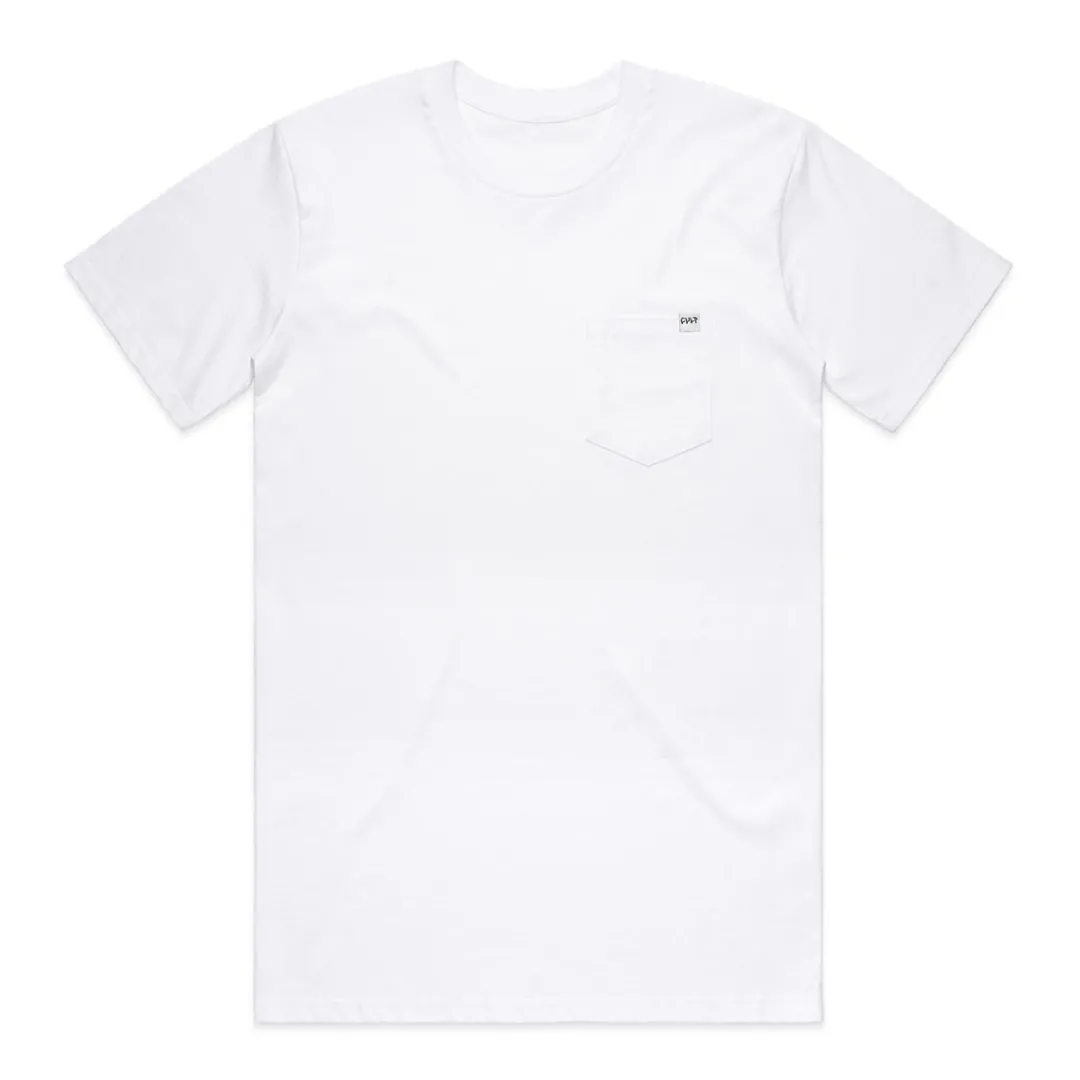 Hot Classic Pocket Tee / white Tops