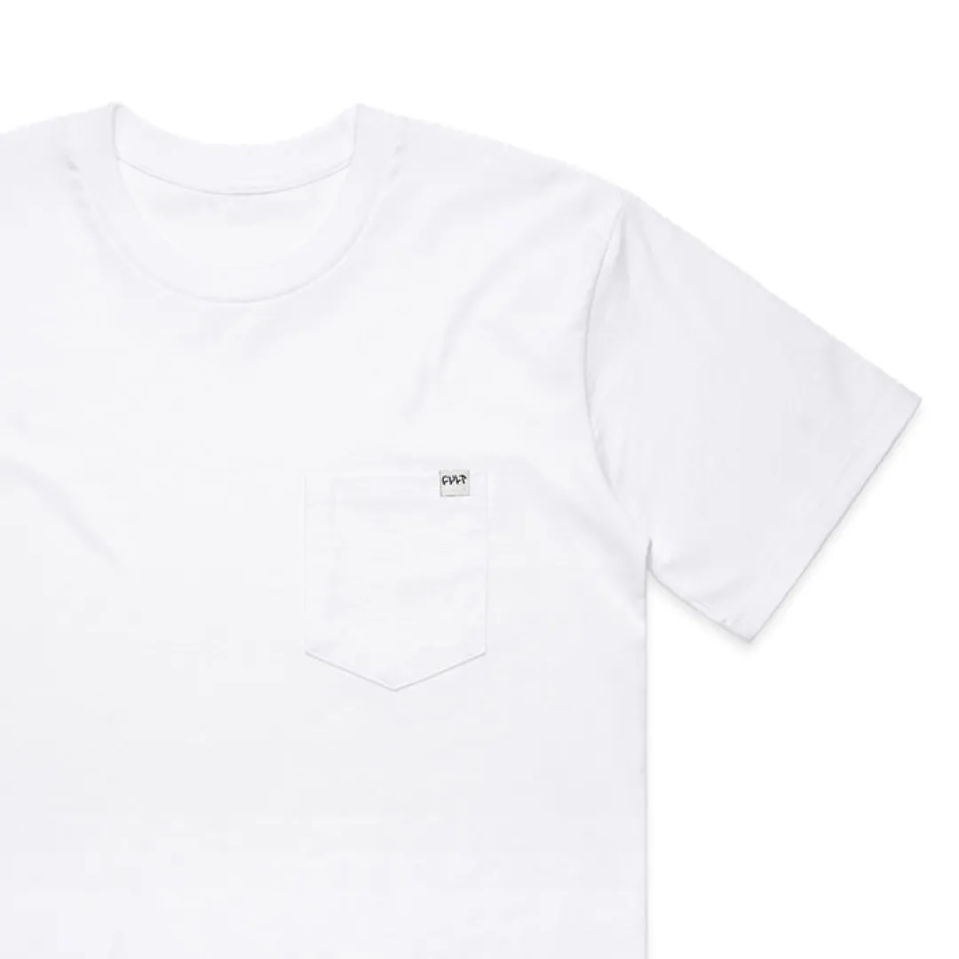 Hot Classic Pocket Tee / white Tops