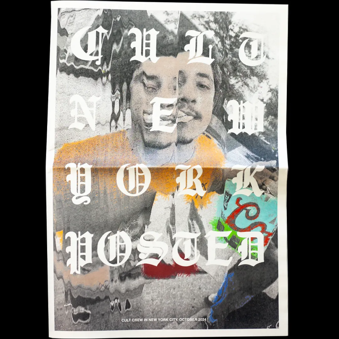 New Cult x Silent "Posted" Newspaper Tops