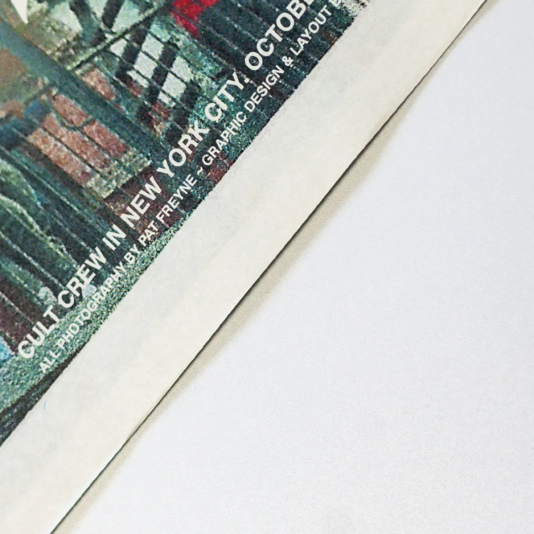 New Cult x Silent "Posted" Newspaper Tops
