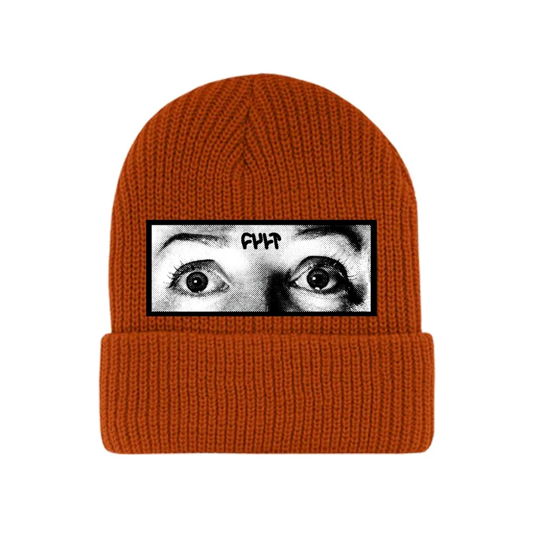 Store Eyes Beanie / burnt orange Hats