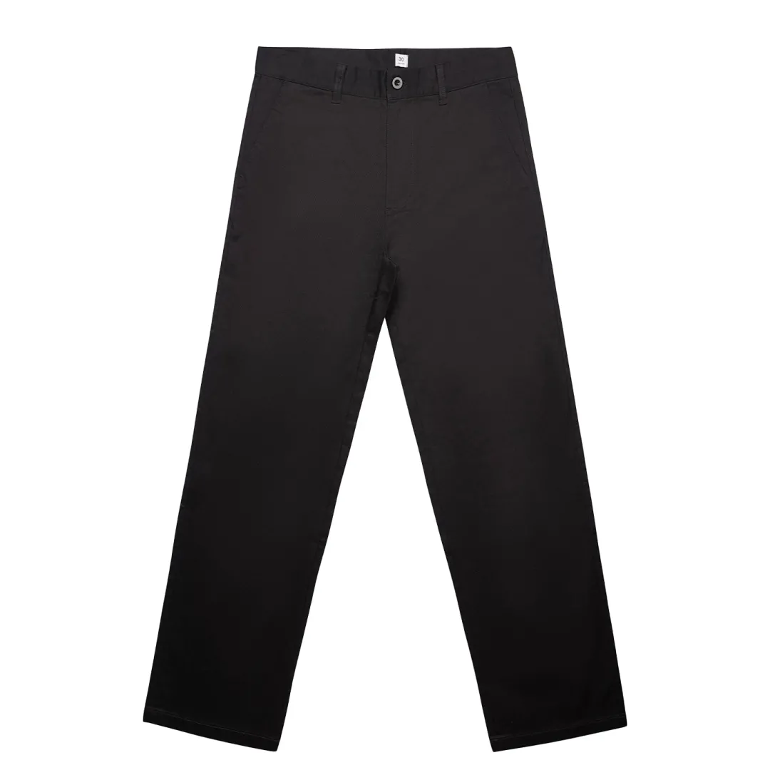 Hot Relaxed Chino Pants / black Bottoms