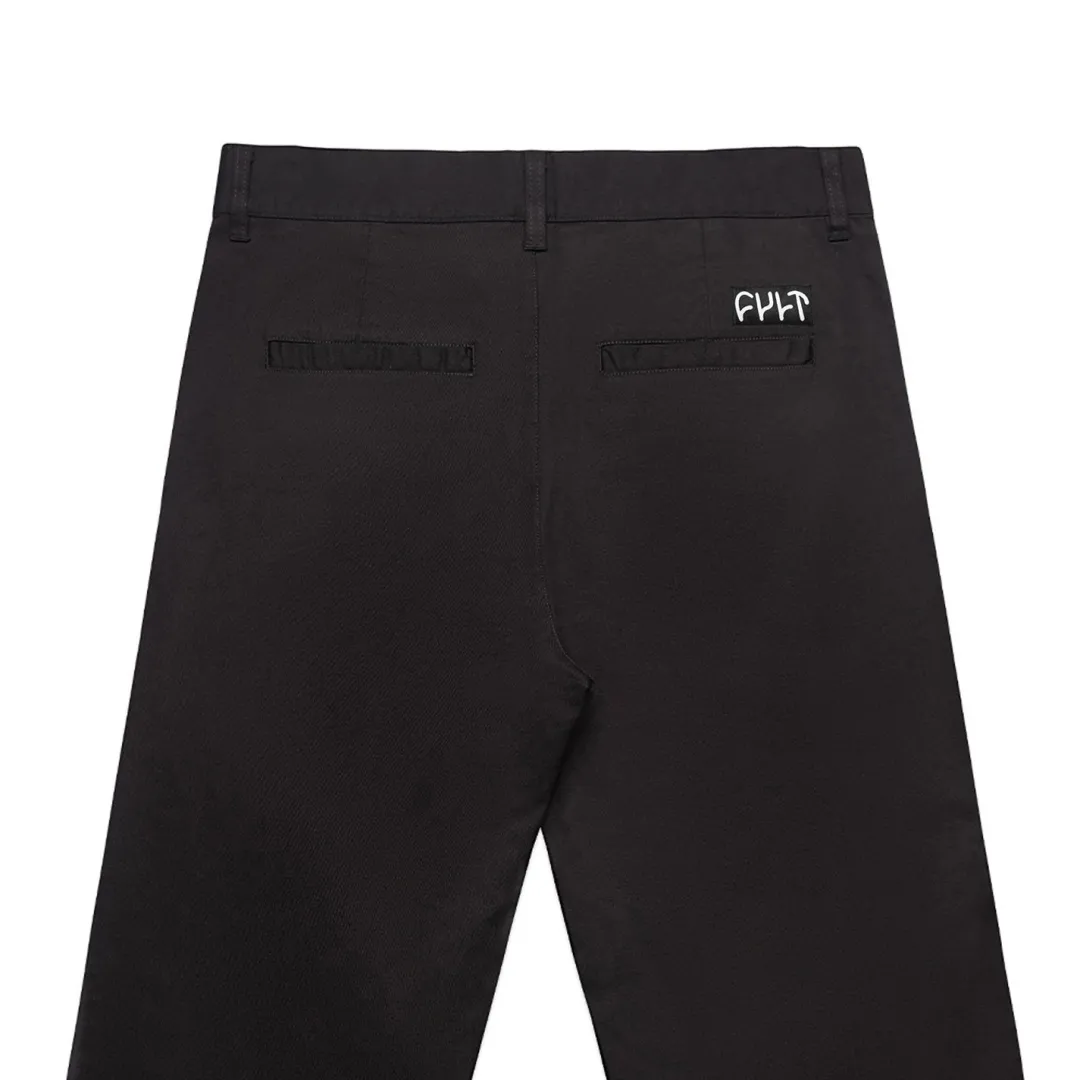 Hot Relaxed Chino Pants / black Bottoms