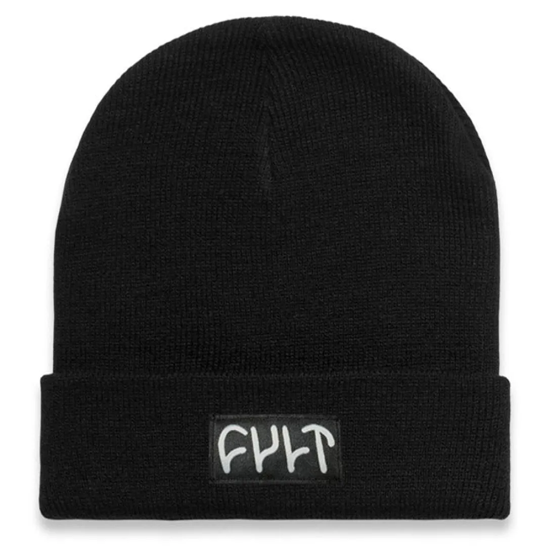 Flash Sale Witness Beanie / tight knit black Hats